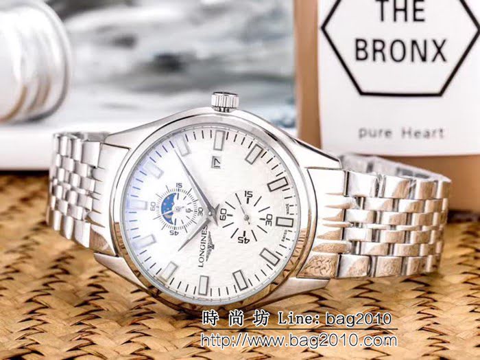 LONGINES浪琴 四針分離 全自動機械機精品男士腕表 WSS2220